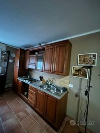 Cucina con frigo e senza forno-lunghezza 3 metri