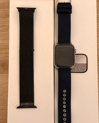 apple watch series 9 in acciaio - 45 mm (silver)