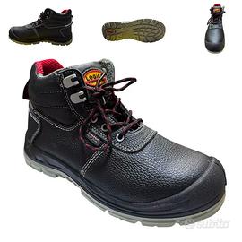 SCARPE LAVORO ANTINFORTUNISTICHE ALTE PELLE S3