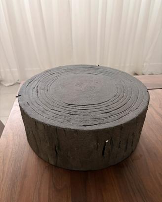 Alzata torta effetto tronco albero