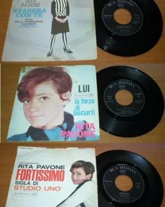 Stock 3 dischi 45 giri - Rita Pavone