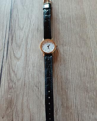 orologio Eloman vintage donna nero/oro