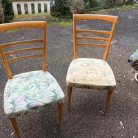 Coppia sedie vintage