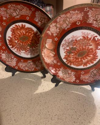 COPPIA DI VECCHI PIATTI CINESI