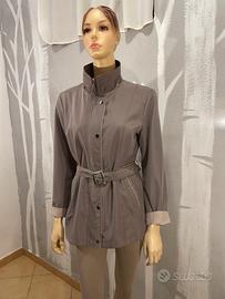 Giacca mezza stagione tortora / beige tg. M/L