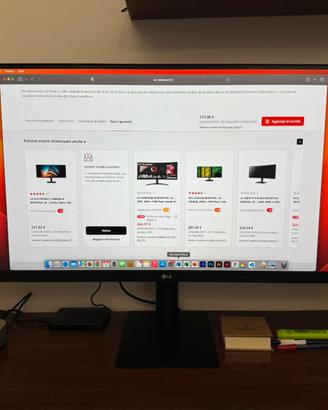 Monitor LG 34” ultrawide full HD LG 34U511A-B