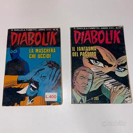 2 Fumetti Diabolik - Anno XVII - N.12/13