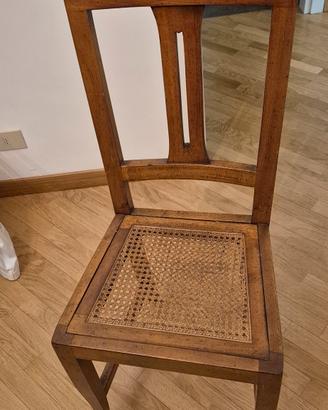 Tavolo Arte povera e 4 sedie