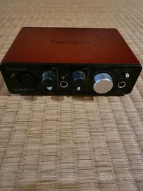 Scheda audio Focusrite scarlett