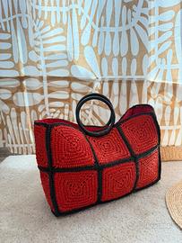 Borsa in Rafia vera del Madagascar