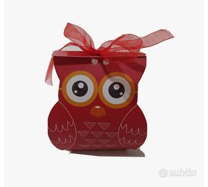 Bomboniere scatolina portaconfetti gufo laurea