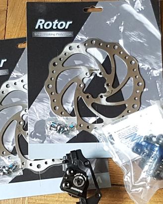 Pinze Freno SHIMANO Alivio BR-M416 + Dischi Ashima