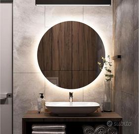 SPECCHIO ROTONDO 80CM CON LUCE LED RETROILLUMINATO