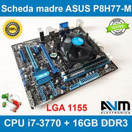 Scheda madre ASUS P8H77-M Core i7-3770 16GB DDR3