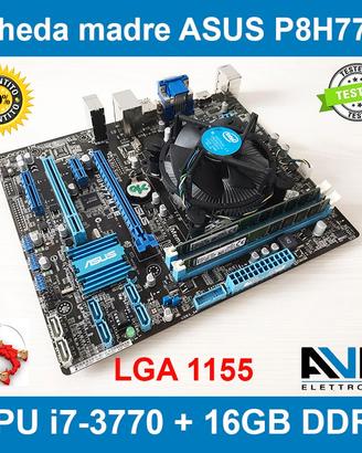 Scheda madre ASUS P8H77-M Core i7-3770 16GB DDR3