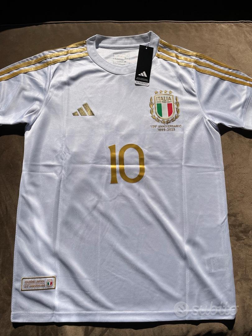 MAGLIA ITALIA 2023 TOTTI 125º ANNIVERSARIO ADIDAS Abbigliamento