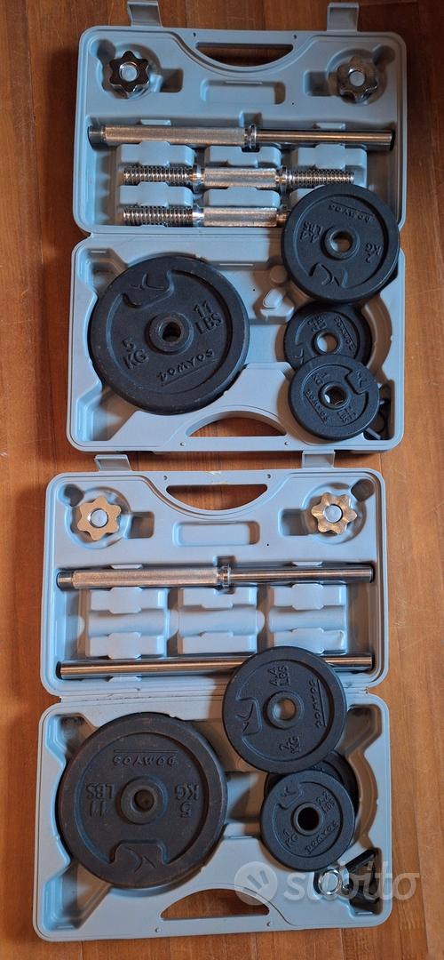kit pesi decathlon 30 kg - Sports In vendita a Venezia