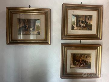 Trittico Mario Allegretti  “ La Stalla “