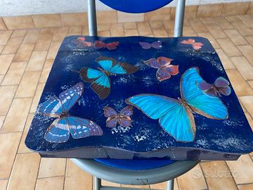 Bella scatola in legno decorata