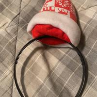 Cerchietto testa Babbo Natale Natalizio adultobaby