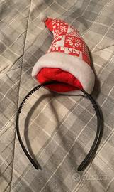 Cerchietto testa Babbo Natale Natalizio adultobaby