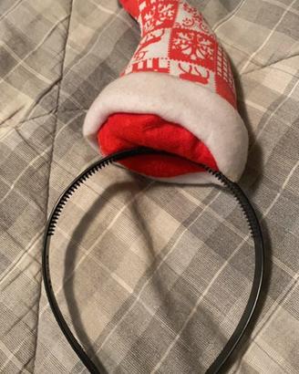 Cerchietto testa Babbo Natale Natalizio adultobaby