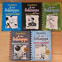 5 libri "Diario di una schiappa"