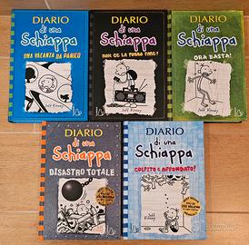 5 libri "Diario di una schiappa"