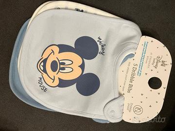 set 5 bavaglini mickey mouse 