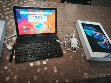 tablet android con tastiera pennino e custodia 