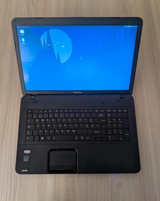 Toshiba 17.3"  – Xubuntu Linux + Caricatore