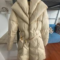 Piumino beige  elisabetta franchi