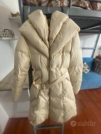 Piumino beige  elisabetta franchi