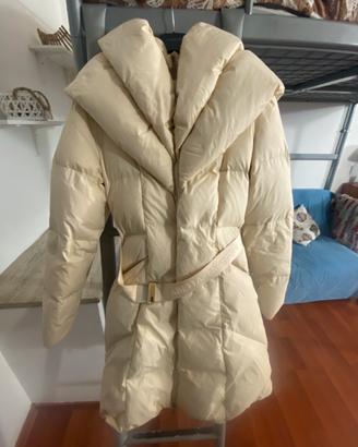 Piumino beige  elisabetta franchi