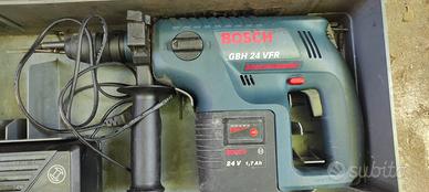 Trapano Perforatore Bosch + 2 batterie da 24 Volt.
