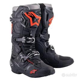 Stivali Moto Cross Alpinestars Tech 10  n 43 Nero