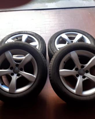 cerchi in lega Audi diametro 15 n 4 originali 