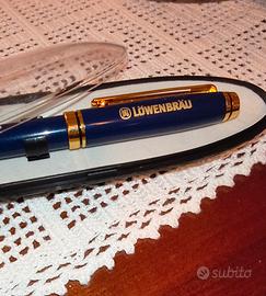 Penna da collezionismo con logo Löwenbräu