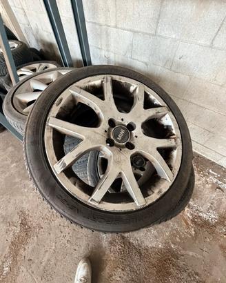 4 cerchi in lega MINI 17” + gomme 205/45 R17