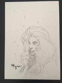 Red Sonja Sketch originale Gabriele Dell'Otto
