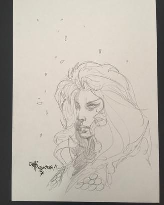 Red Sonja Sketch originale Gabriele Dell'Otto