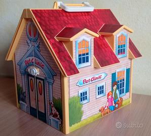 Playmobil clinica veterinaria trasportabile 