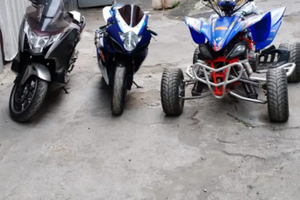 Quad motore moto