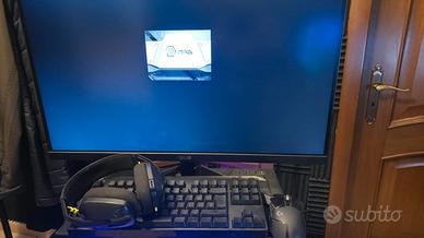 monitor + tastiera + mouse+cuffie
