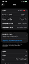 Iphone 17 e rosa 256 giga