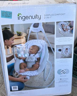 Altalena culla musicale per neonati  mod.Ingenuity