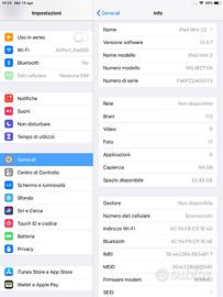iPad Mini 3 64Gb Wi-Fi + Cellular