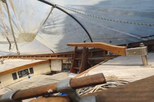 Gozzo in legno APREA con motore VM 140 CV turbo