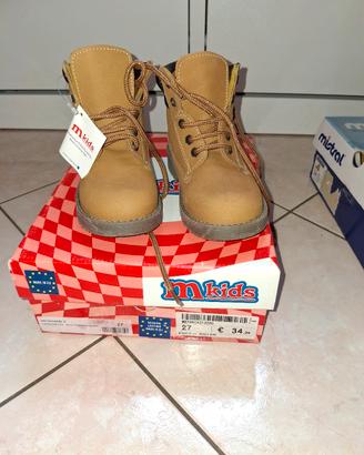 scarponcini stile anfibi 