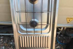 Piano cottura lavandino